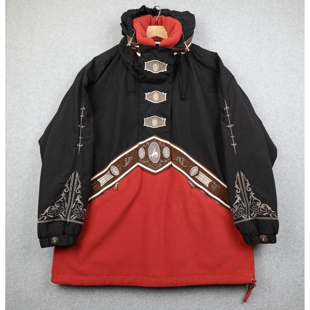 Vintage Bogner Western Jacket Women Small Cowboy Bronco Embroidered Rodeo Fleece